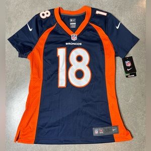 Authentic Denver Broncos Women’s Nike NFL T-Shirt Jersey Peyton Manning 18